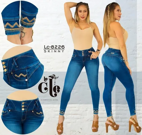 Jeans Corte Colombiano 8226 Levantapompas