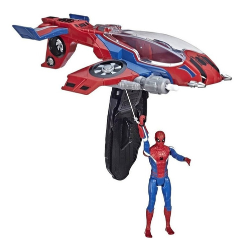 Spider-man, Far From Home Spider-jet With  Vehicle Toy 