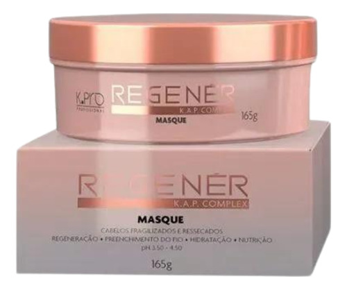 Mascara Para Cabelos Fragilizados E Ressecados Kpro Regenér