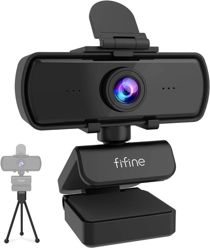Fifine K420 Webcam 1440p 2k Cámara Web Profesional Y Tripode