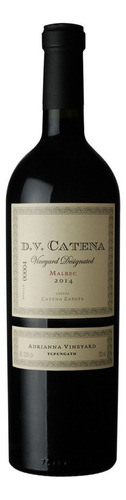 Vino Dv Catena Adrianna Vineyard Malbec X750ml Caja X 4u