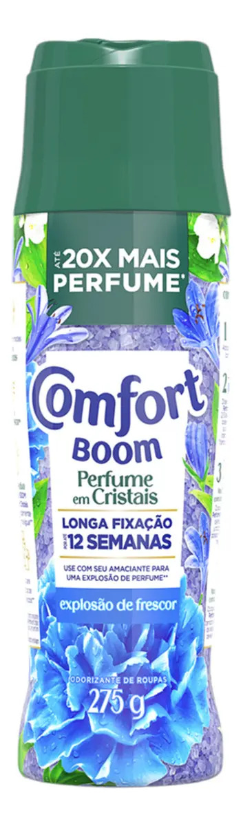 Comfort Boom Roupas Perfumadas Longa Duração Em Cristais
