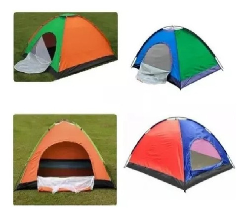 Carpa Camping Dos Personas Adultas 200 X 120 X 110 Cm