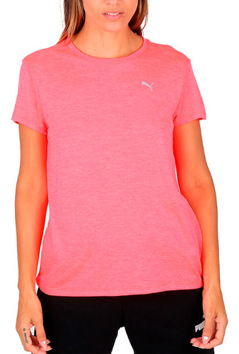 Remera Puma Run Favorite Heather Training Rsa Mujer