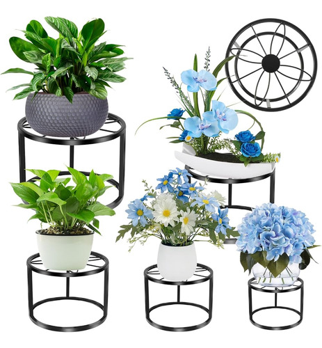 Omeuty 5 Pack Metal Plant Stand Outdoor,plant Stands For Ind