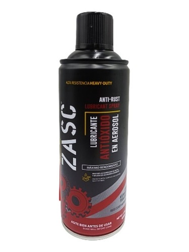Lubricante Antioxido En Areosol Spray 450 Ml Zasc 