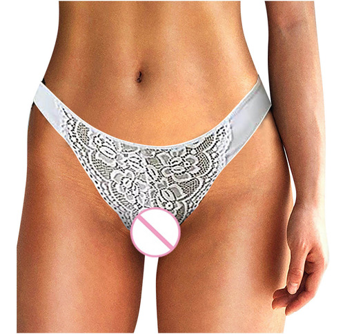 Bragas Cómodas De Encaje Para Mujer Con Abertura En La Parte