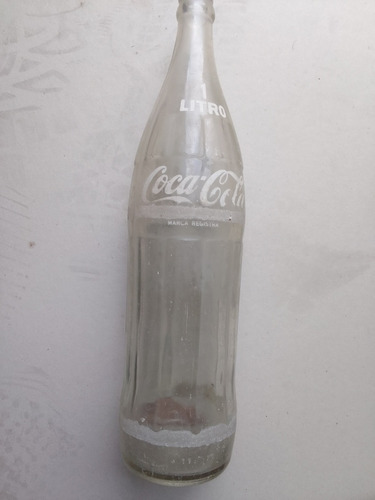 Antigua Botella Coca Cola 1 Litro 1976