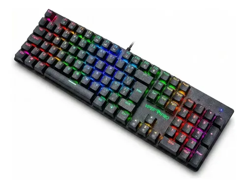 Teclado Gamer Mecanico Abnt2 Rgb Switch Red Viper Pro