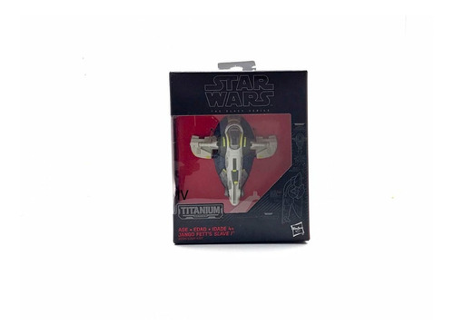 Nave Jango Fetts Slave 1 Star Wars The Black Series Titanium