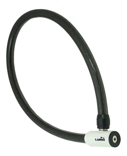 Cable Acero 7338 150cm Linga Candado P/ Moto Bici Tipo Piton Color Blanco