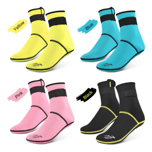 Calcetines De Buceo De Neopreno De 3 Mm, Calcetines De Agua