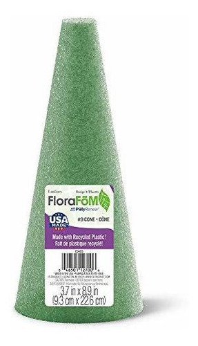 Cono Floracraft Florafom De 3.7 Pulgadas X 8.9 Pulgadas, Ver