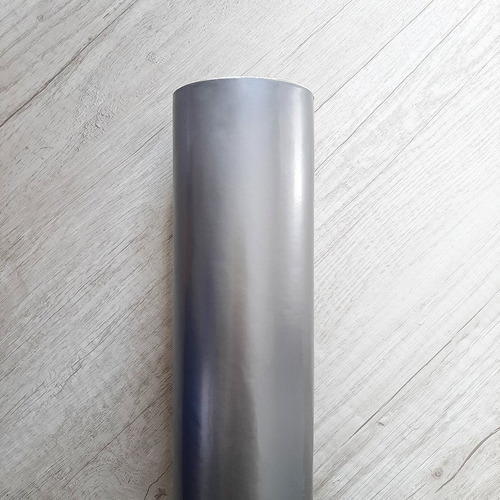 Imagen 2 de 2 de Vinilo Decorativo Lavarropa Lavavajillas Acero Metal Plata
