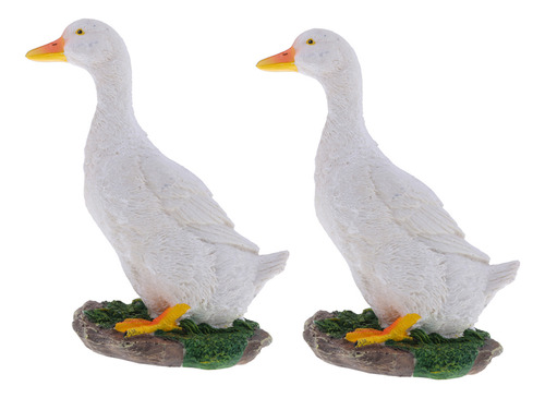 Estatuas De Animales De Resina En Miniatura 2x Adornos De