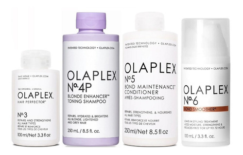 Olaplex N°3 + N°4p + N°5+ N°6 Tratamiento Para Cabello Rubio