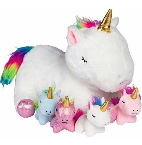 Unicornio De Peluche Para Niñas De 3 4 5 6 7 8 Años; Ma M Á 