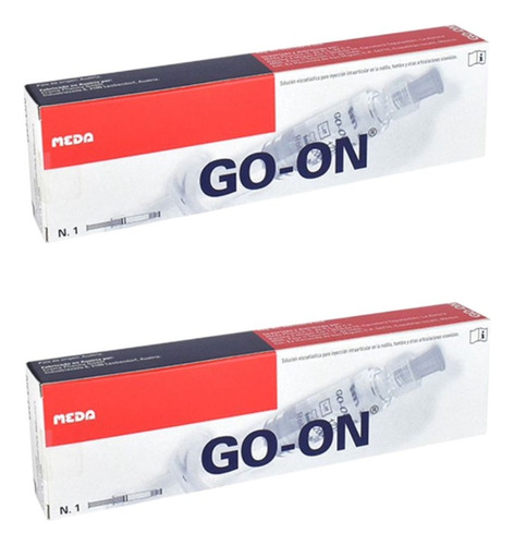 2 Pack: Go-on Jeringa  2.5ml Hialuronato Sódico 25mg 1 Pz
