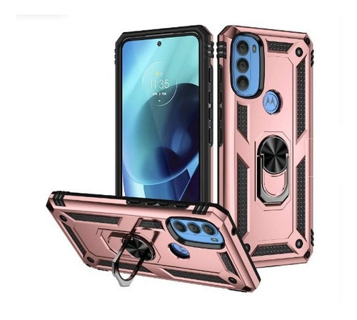 Funda Resistente A Golpes Anillo Para Motorola Moto G71 5g