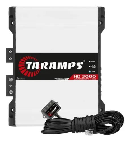 Modulo Taramps Hd 3000 4 Ohms Amplificador 3000w Bass Boost