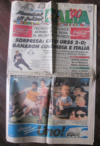 Antiguo Suplemento El Pais Mundial De Futbol 1990 10 D Junio