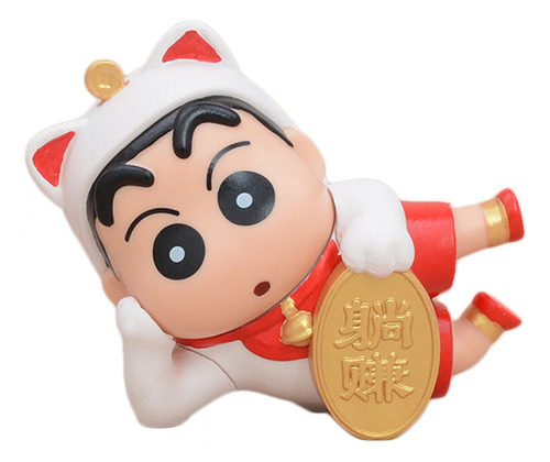 \/ Modelo De Dibujos Animados De Crayon Shin-chan Acostado