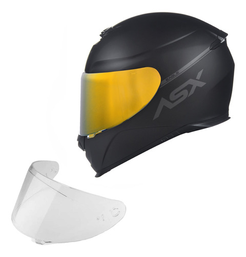 Combo Capacete Esportivo De Moto + Viseira Extra