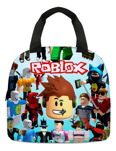 Lonchera Bolso Térmico Escolar Niños Roblox Video Juego