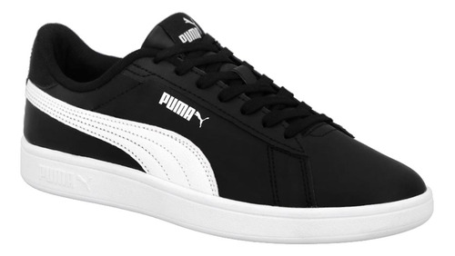 Sneakers Escolares Pr205357 Suela Goma Flat Puma Negro Liso