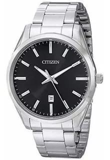 Reloj Citizen Original Acero Inoxidable Bi103053e Ts Color De La Correa Plateado Color Del Bisel Plateado Color Del Fondo Negro