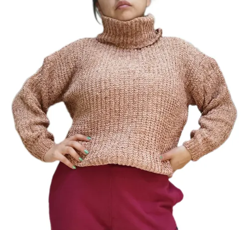 Sweater cuello tortuga mujer cheap
