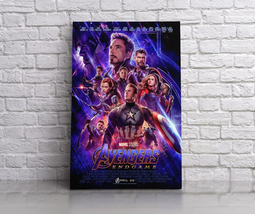 Carteles Avengers Endgame Cine Peliculas 30x20 Cm
