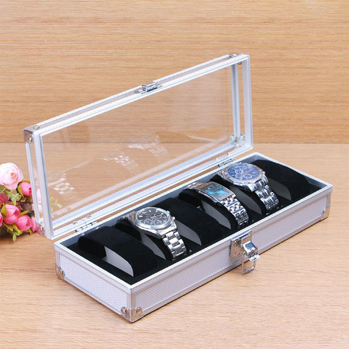 Caja De Relojes Y Joyas Para Hombres Caja De Almacenamiento