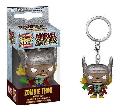 Funko Pocket Pop Keychain Marvel Zombie Thor