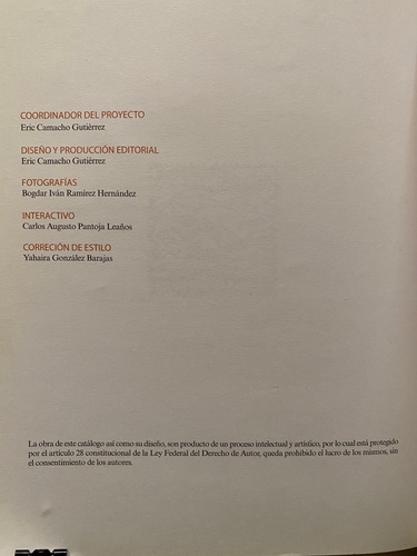 Confines Del Arte (catálogo) Eric Camacho Gutiérrez (coord) (Usado)