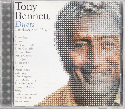 Tony Bennett. Duets. Cd Original Usado. Qqd.