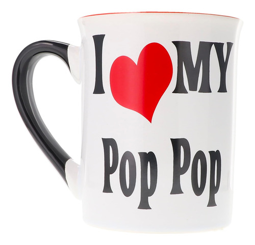 Taza Pop Pop, Regalos Pop, Cerámica 16oz. Taza De Café I Lov