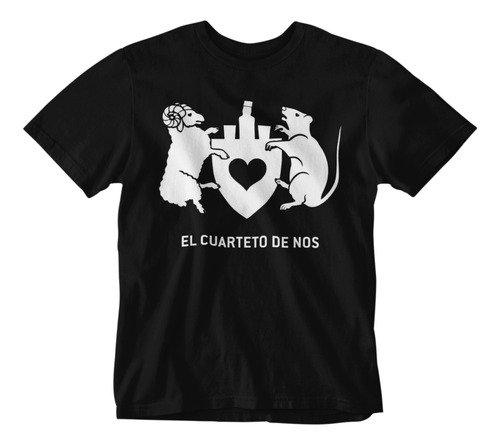 Camiseta Rock Cuarteto De Nos C4