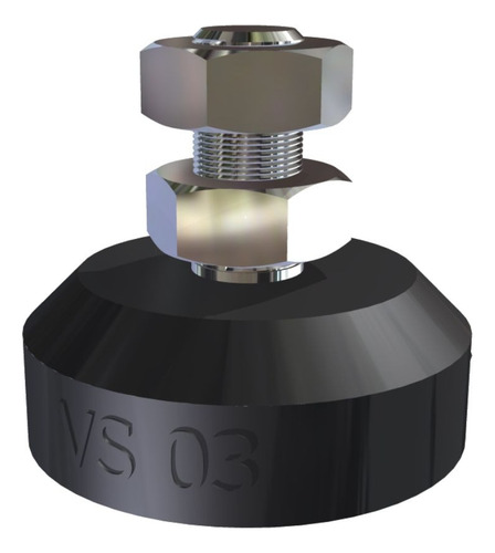 Nivelador Amortecedor Sapata Borracha Mini Vs 03 5/16