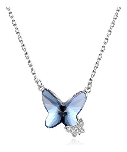 Collar, Mariposa, Colgante De Cristal, Nicho, Lujo Ligero