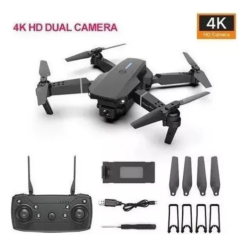 Mini Drone E88 New Rc 4k Hd Barato Con Doble Cámara [u] [u]