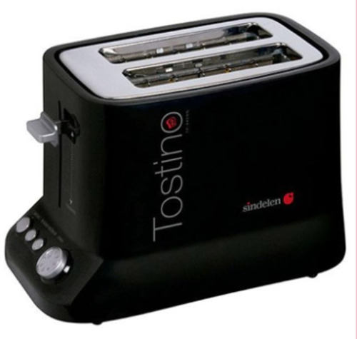 Tostador De Pan 840w Tp-840 Negro Sindelen