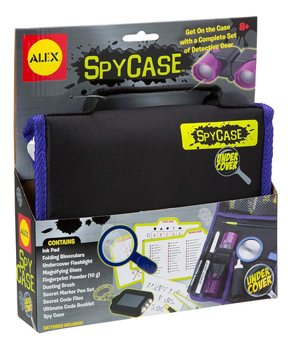 Alex Undercover Spy Case Detective Gear Set Kids Spy Ki...