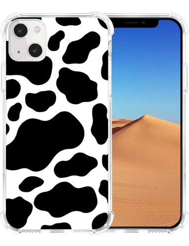 Funda Para iPhone 13 Mini, Estampe Manchas De Baca/5.4 In