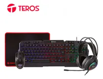 Comprar Kit Teros Te-4063n Teclado Multimedia Mouse Headset  Pad