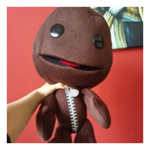 Grande Planeta Sackboy Planeta Maple Boy Boneco De Pelúcia