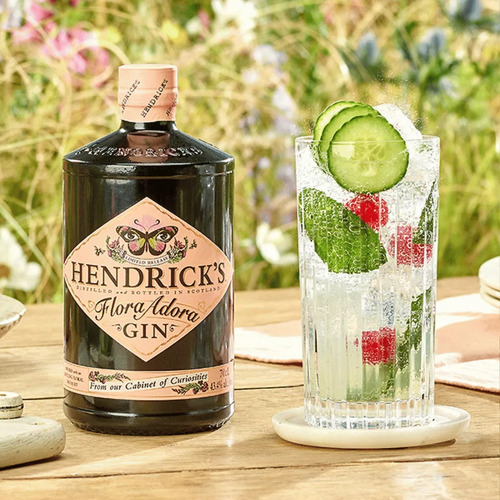 Gin Hendricks Flora Adora + 3 Botánicos + Tonica + Jigger
