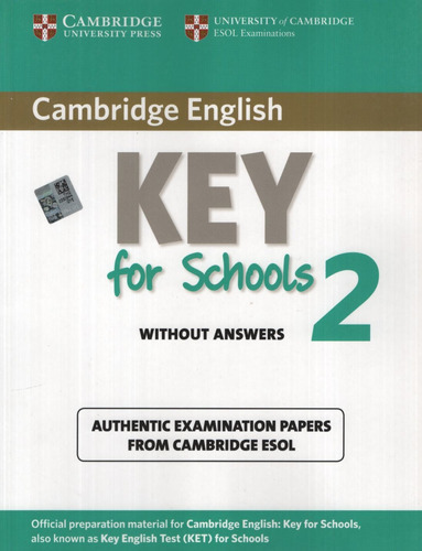 Cambridge Key English Test For Schools 2 (ket) - Student's 
