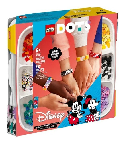 Lego Dots Mega Pack Braceletes Mickey E Seus Amigos 41947