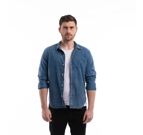 Camisas jean vernier new arrivals